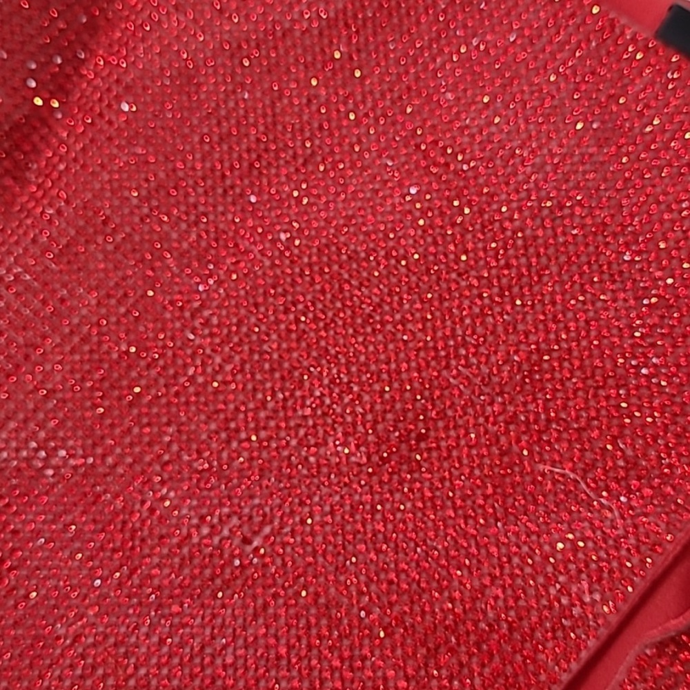 Zara shimmery red rhinestones top - Picture 14 of 14